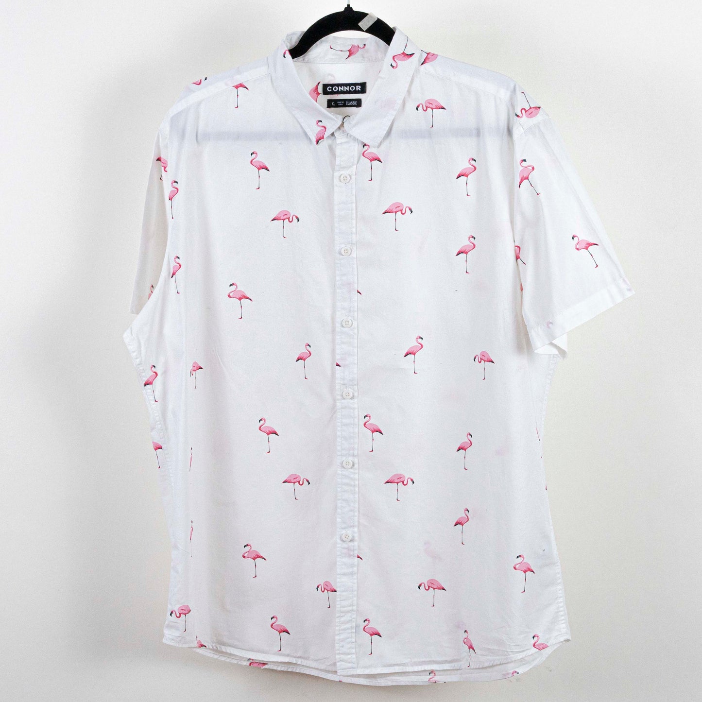 camisa hawaiana blanca (XL) Connor