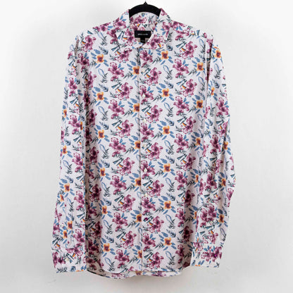 Camisa Hawaiana Blanco (L) Pierre Cardin
