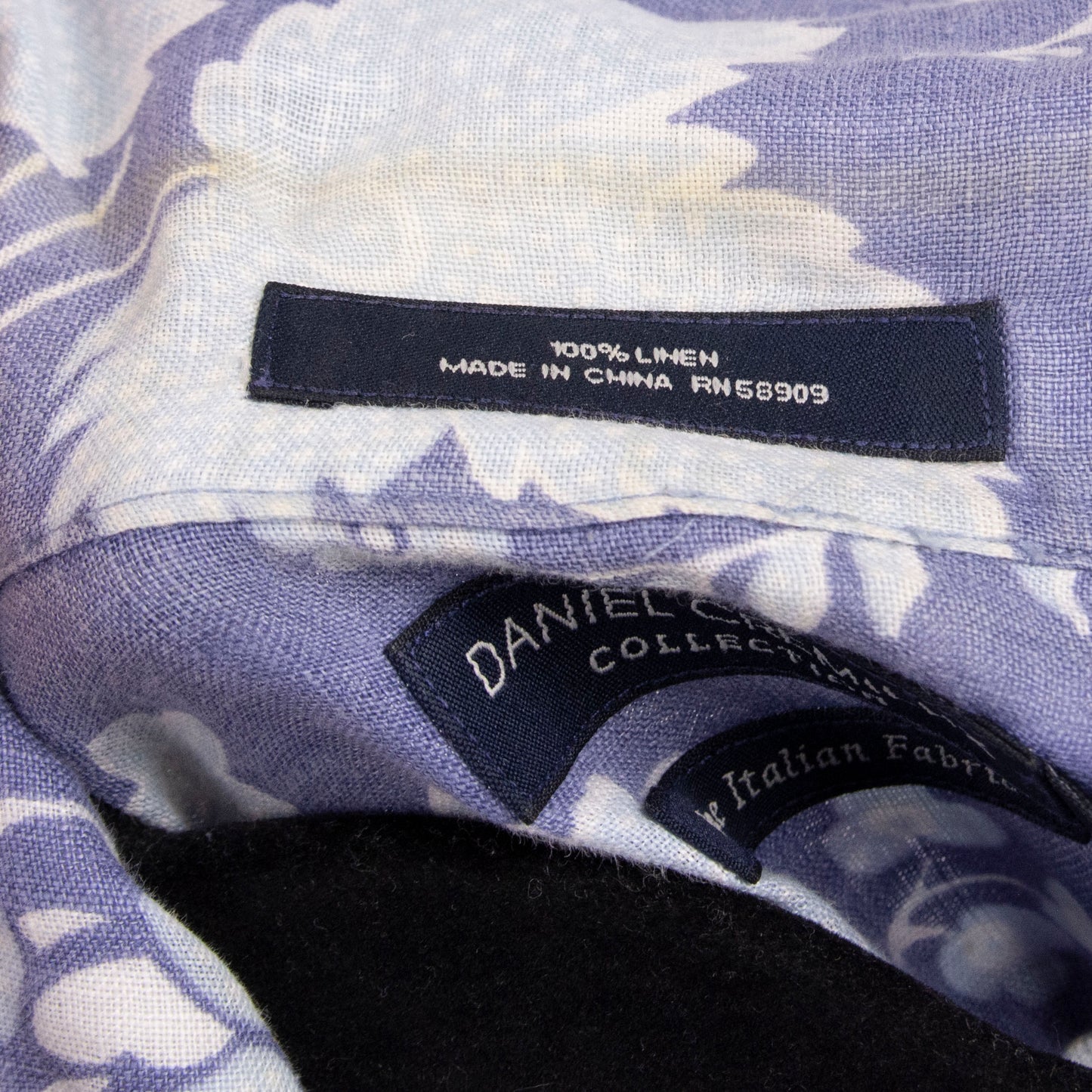 Camisa hawaiana azul (L) Daniel Cremieux