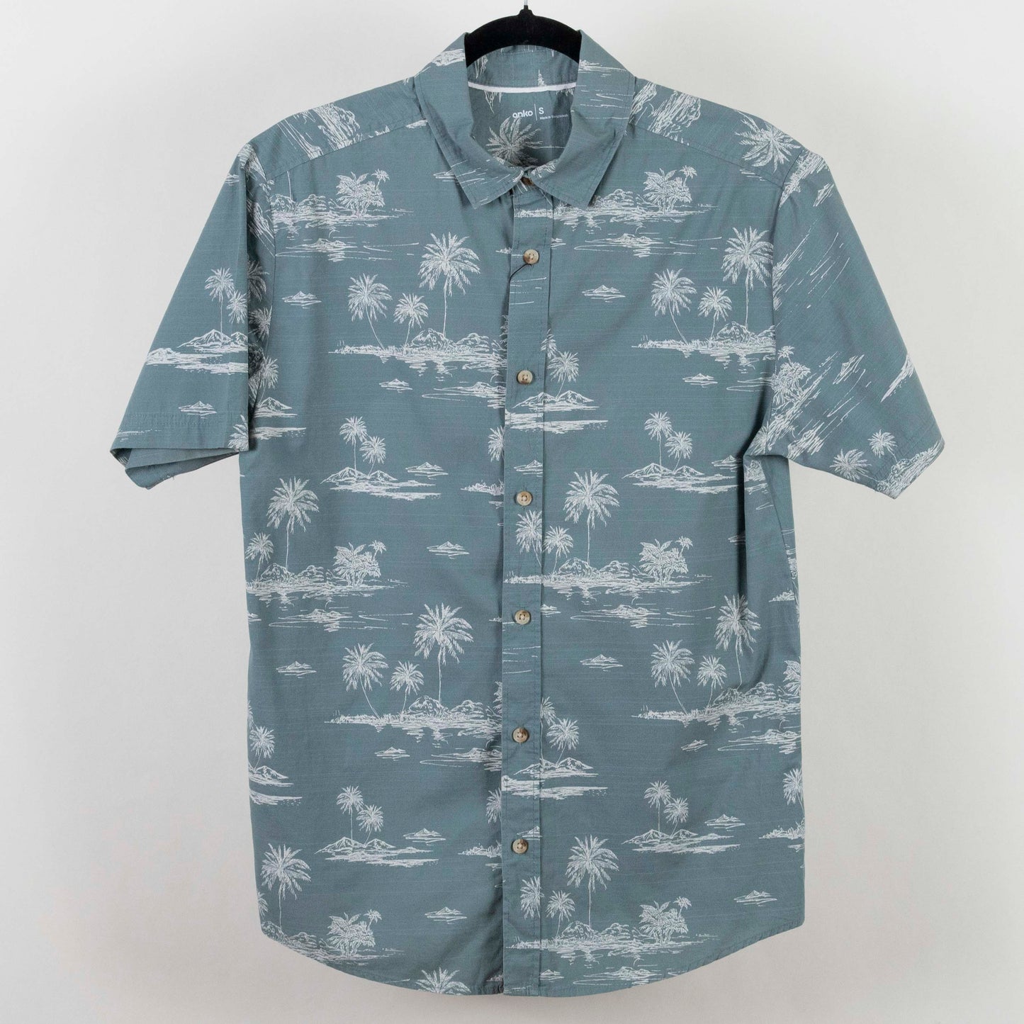 Camisa hawaiana azul (S) Anko