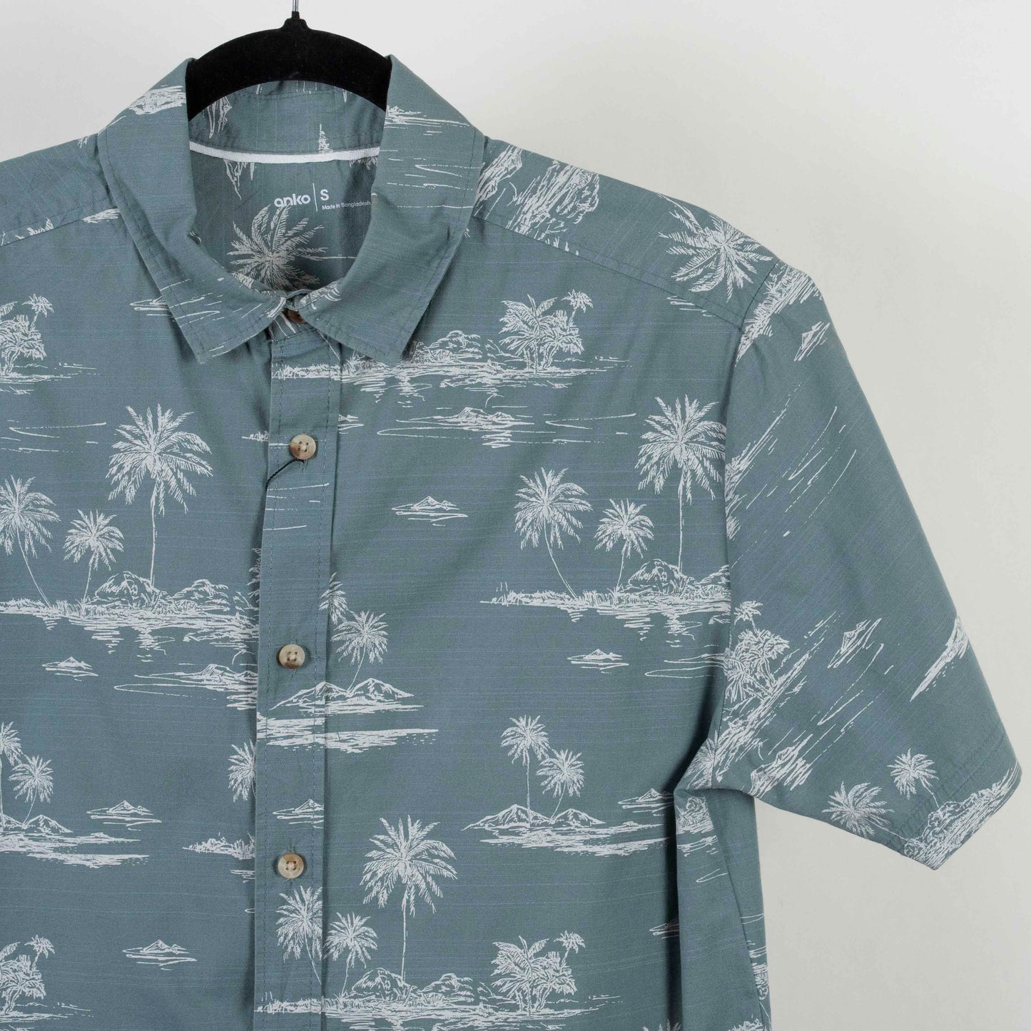 Camisa hawaiana azul (S) Anko