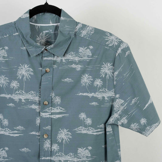 Camisa hawaiana azul (S) Anko