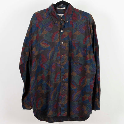 Camisa estampada multicolor (L) Perry Ellis