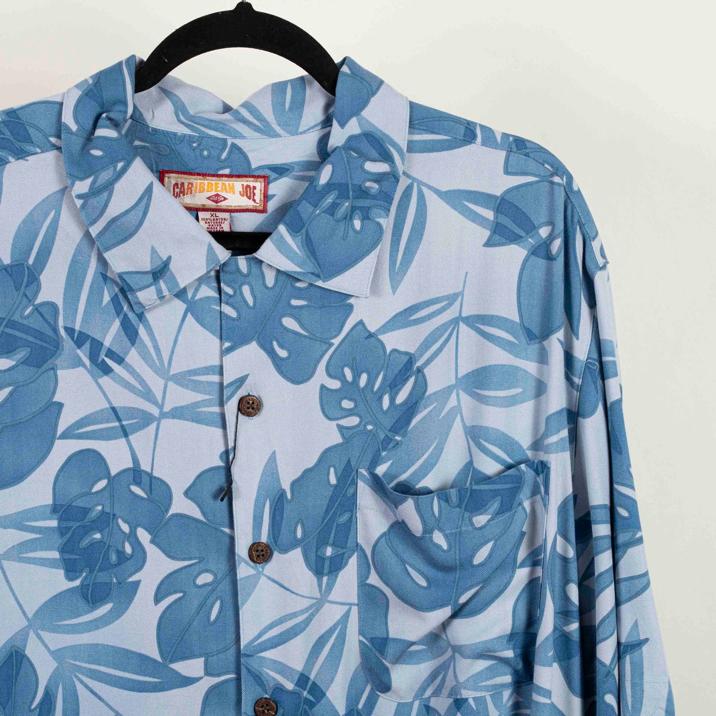 Camisa Hawaiana Azul (XL) Caribbean Joe