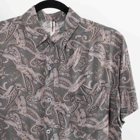 Camisa Estampada Verde (S) Allabouteve