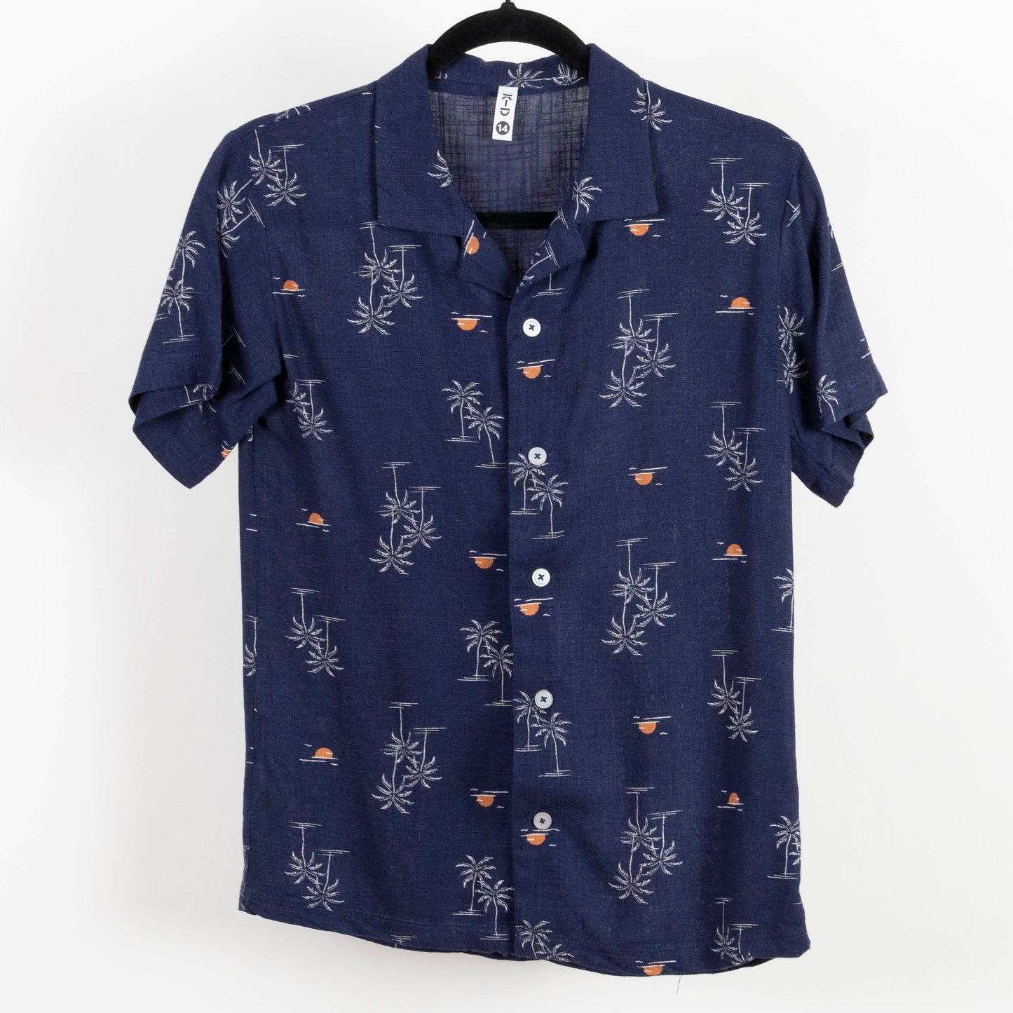 Camisa hawaiana azul (Niño) K-D
