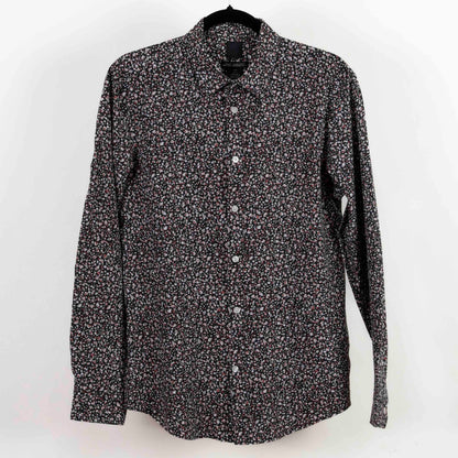 Camisa Estampada negro (M) H&M