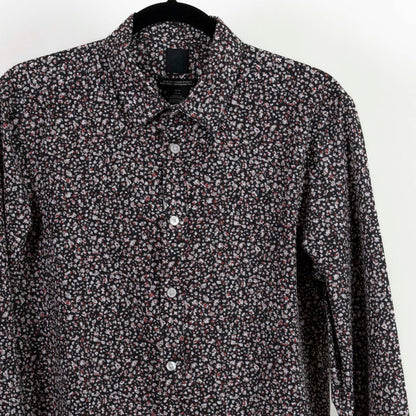 Camisa Estampada negro (M) H&M