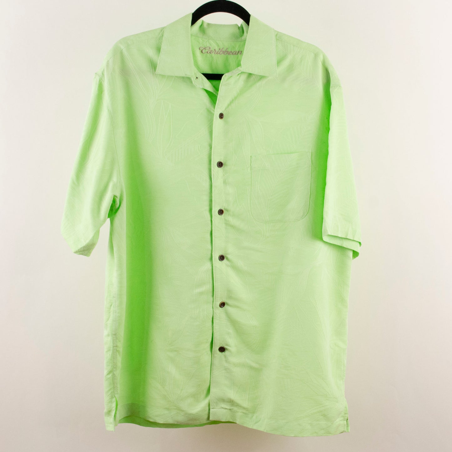 Camisa estampada verde (L) Caribbean