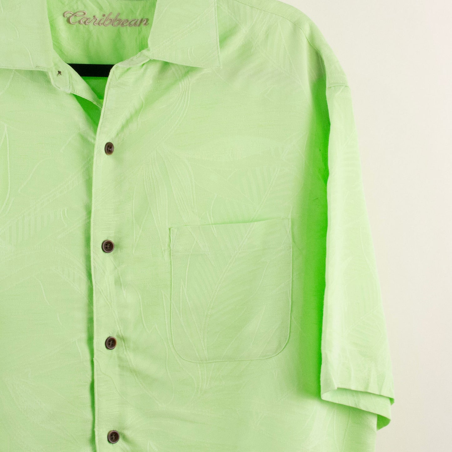 Camisa estampada verde (L) Caribbean
