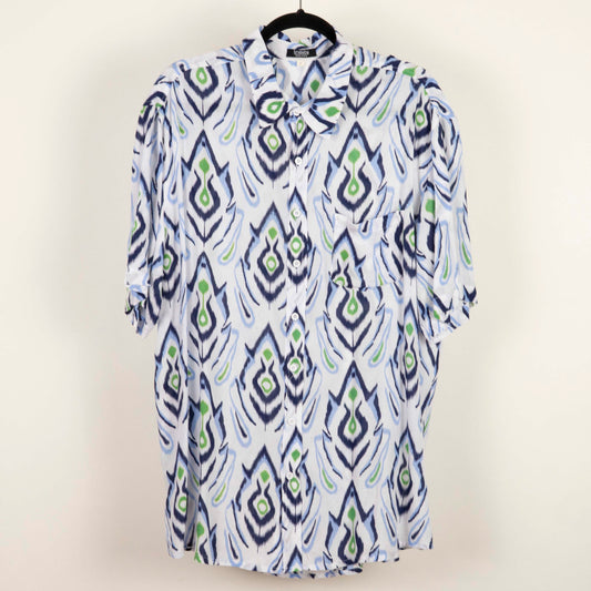 Camisa Estampada Blanco (XL) Tridatu