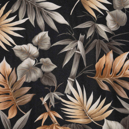 Camisa Hawaiana Negro (XL) Holis River