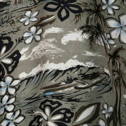 Camisa Hawaiana Verde (2XL) Sin marca