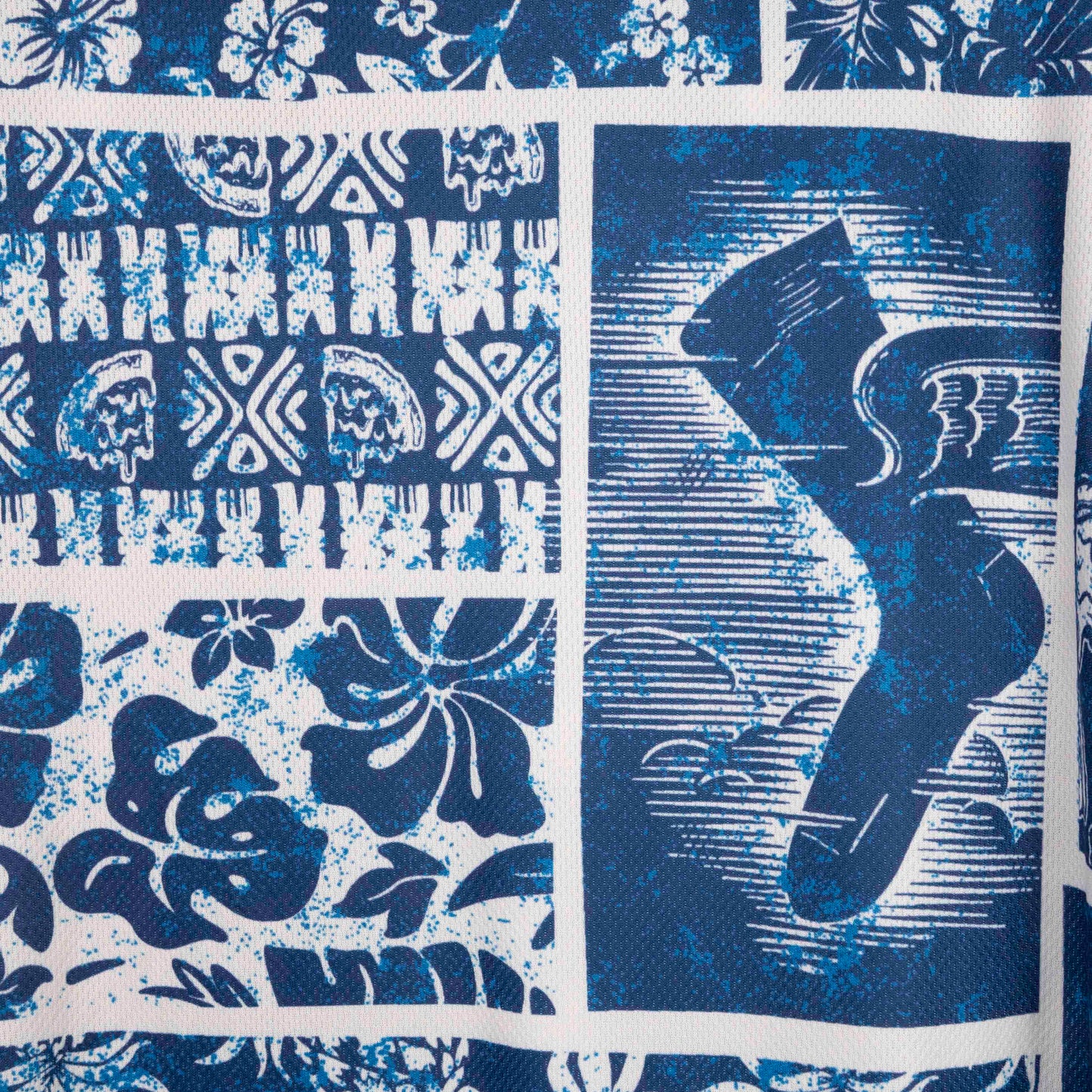Camisa Estampada Azul (XL)  Sportswear