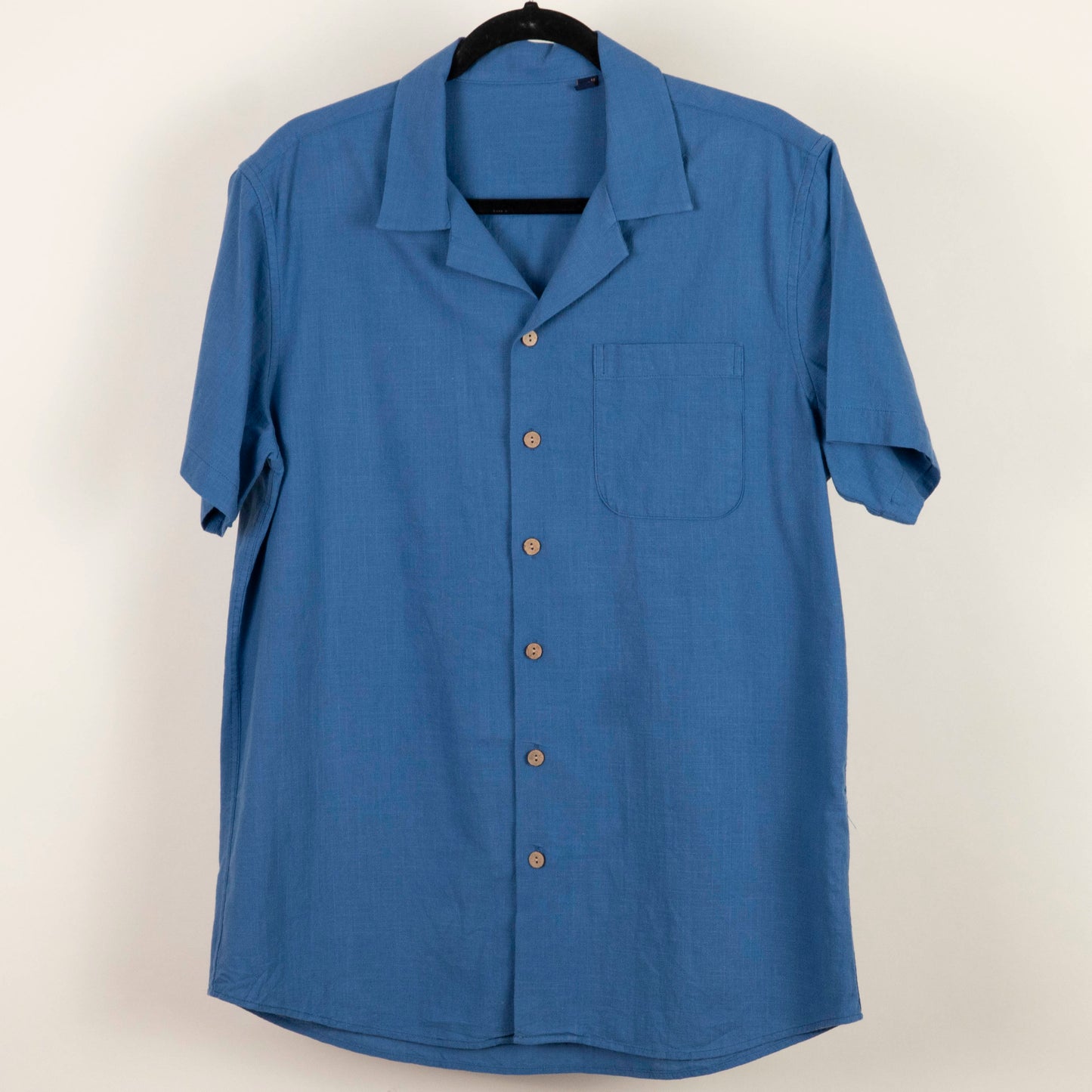Camisa Hawaiana Azul (M) Sin marca