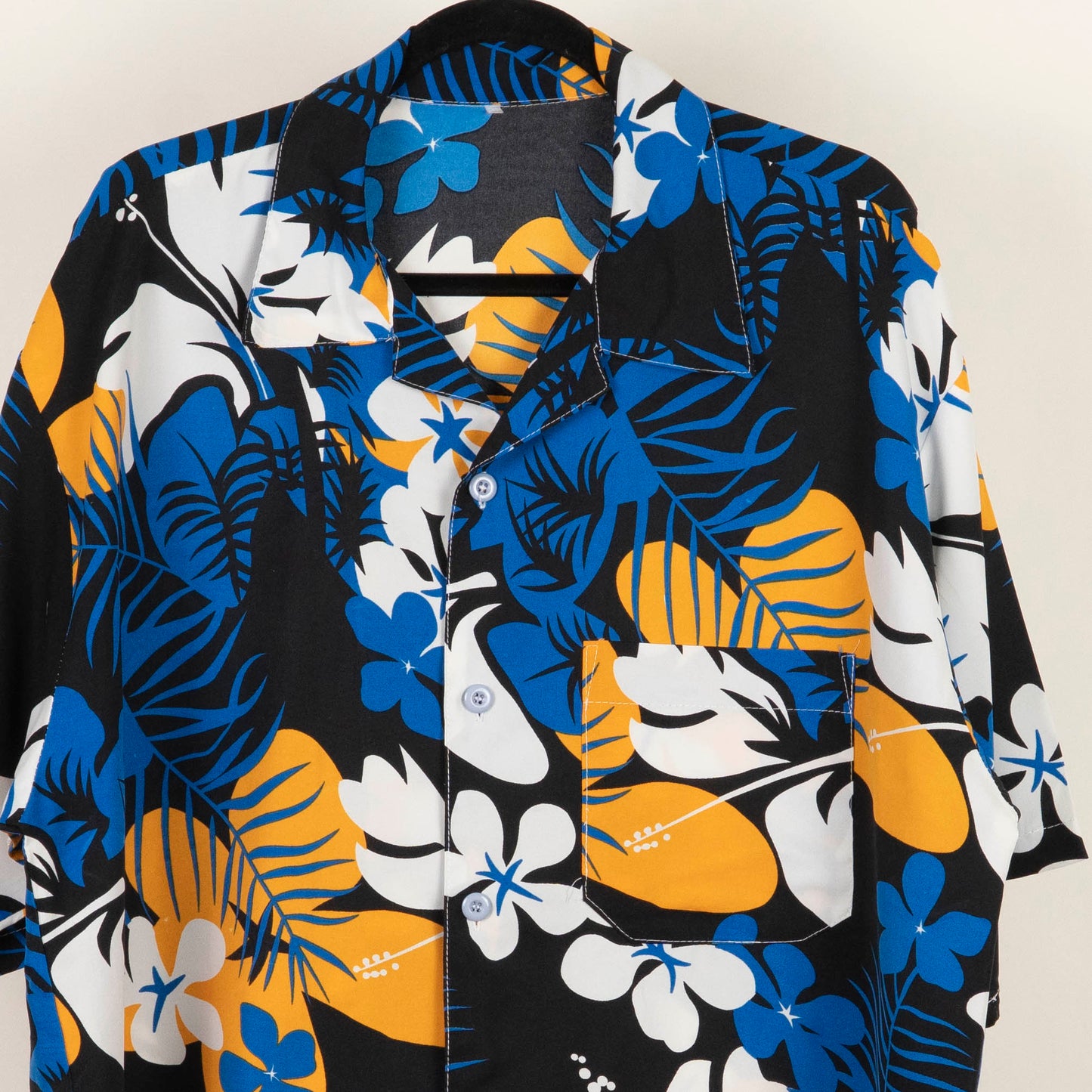 Camisa Estampada Azul (2XL) Sin marca