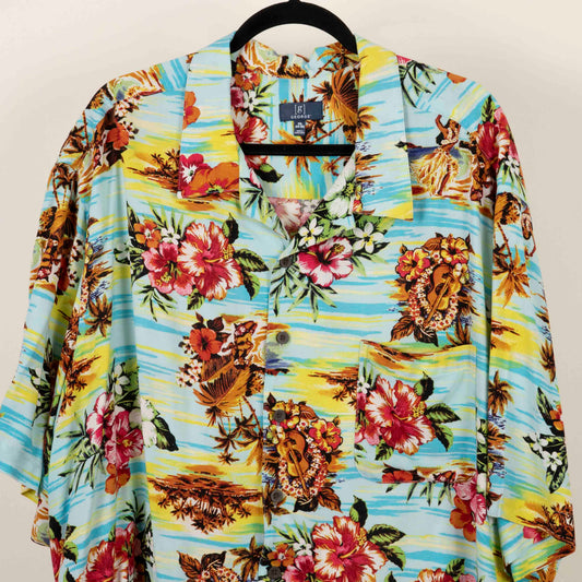 Camisa Hawaiana Multicolor (3XL) George