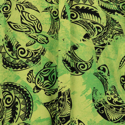 Camisa Hawaiana Verde (L) Sin marca