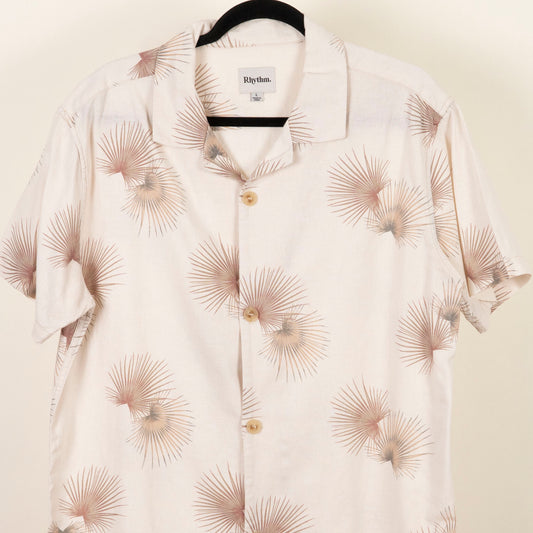 Camisa Estampada Beige ( L) Rythm
