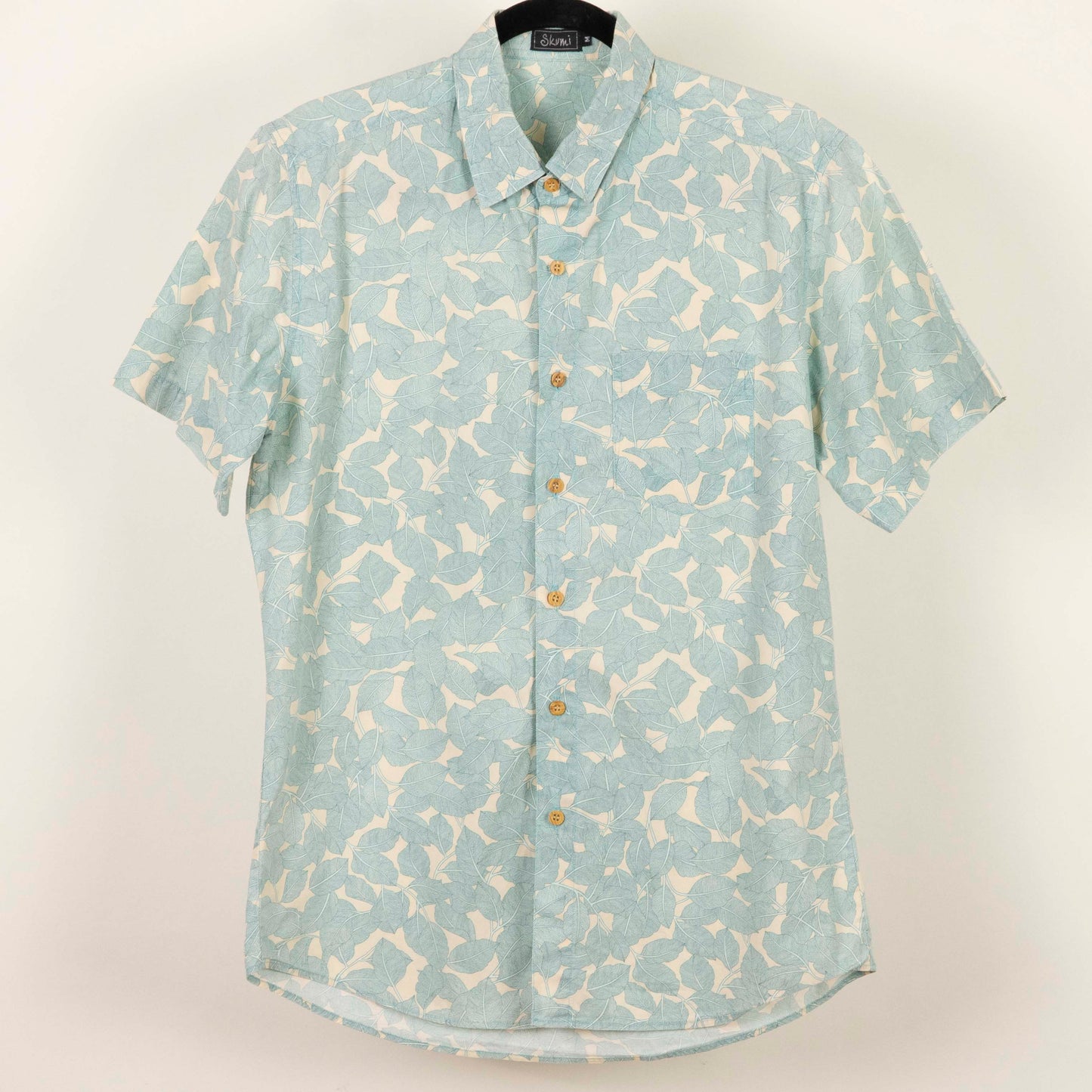 Camisa Estampada Verde (M) Skumi