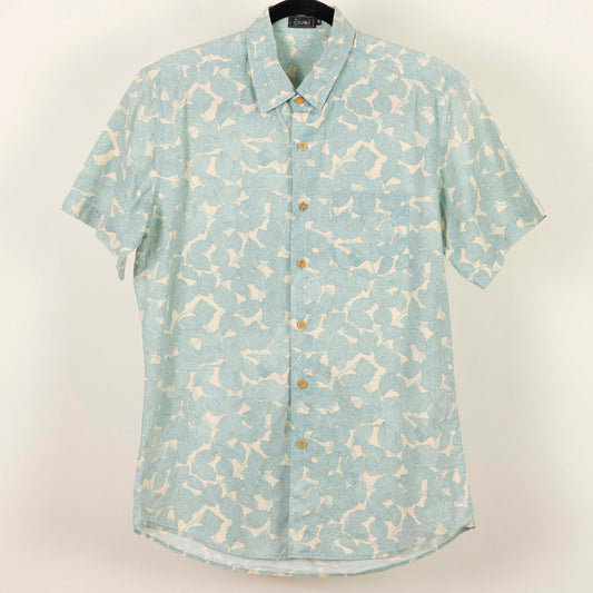 Camisa Estampada Verde (M) Skumi