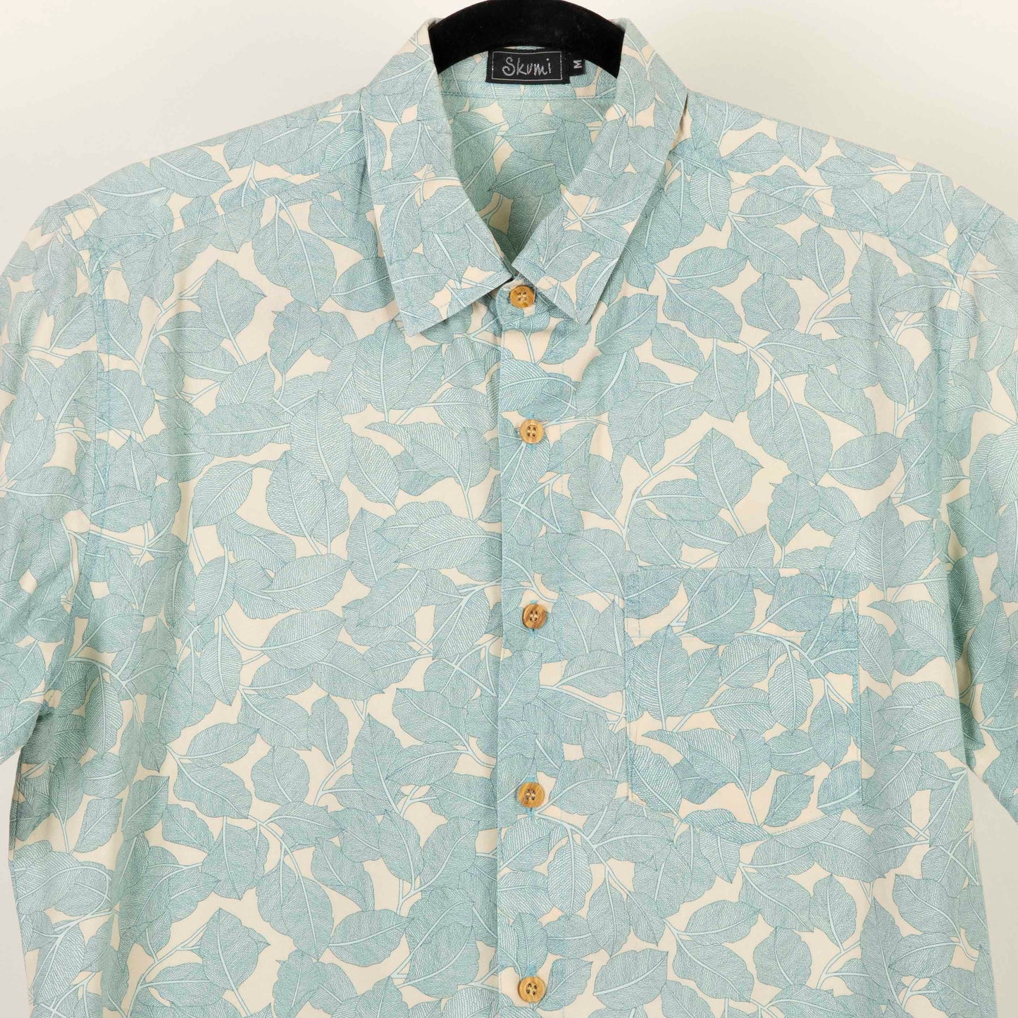 Camisa Estampada Verde (M) Skumi