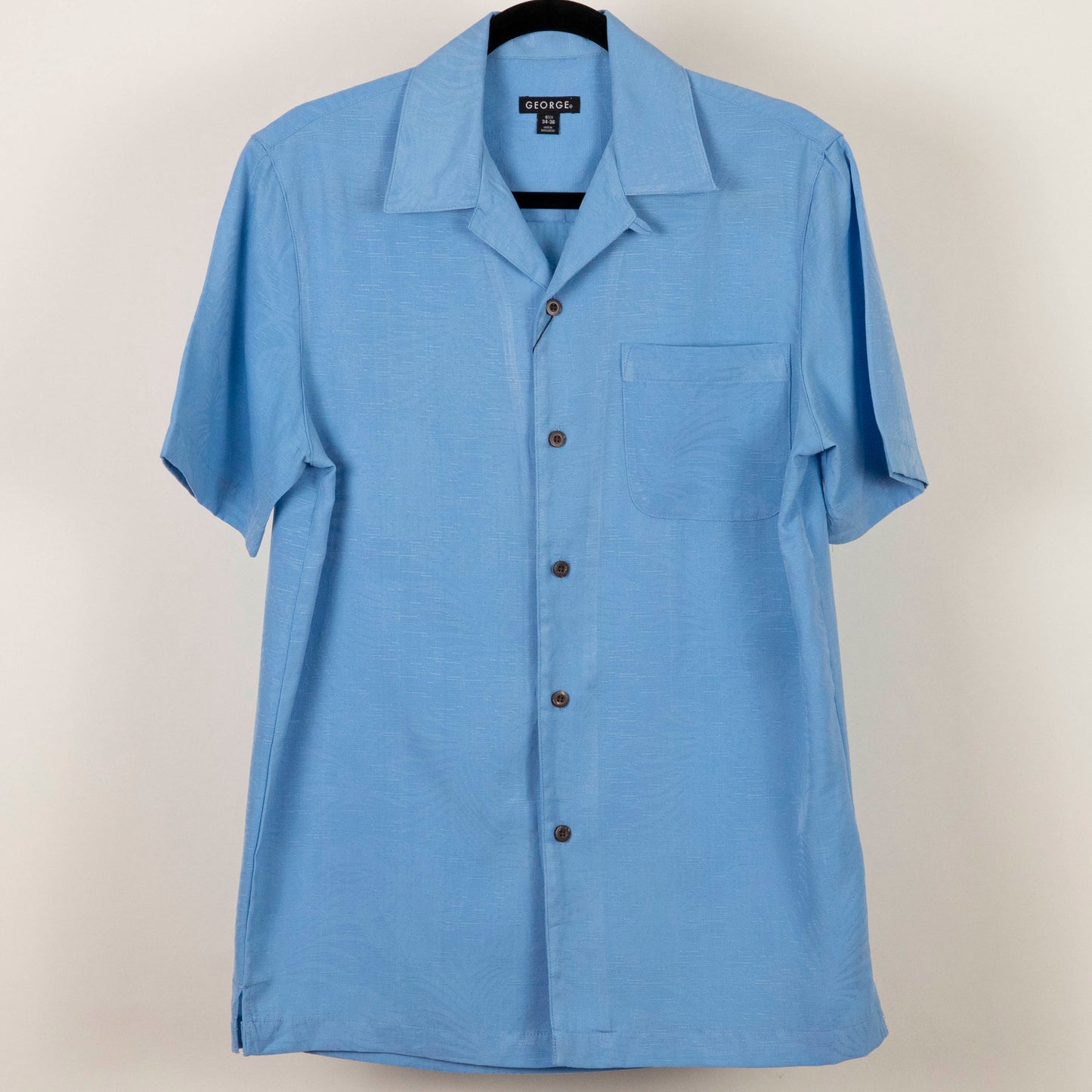 Camisa Hawaiana Azul (S) George