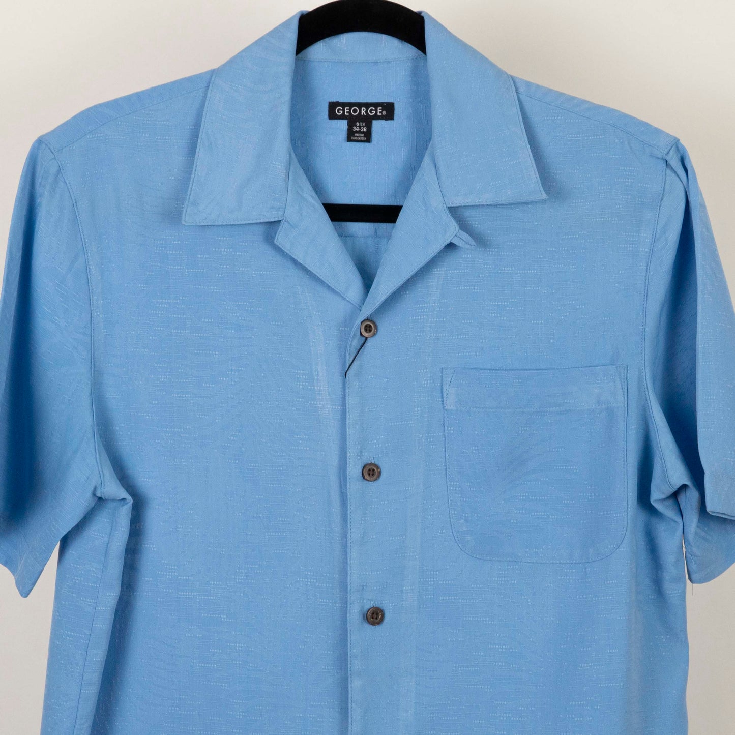 Camisa Hawaiana Azul (S) George