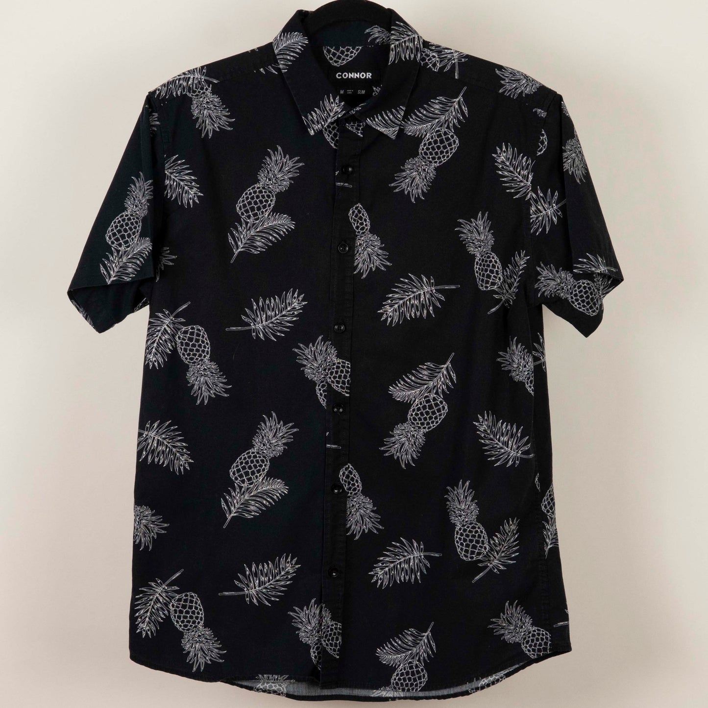 Camisa Estampada Negro (M) Connor