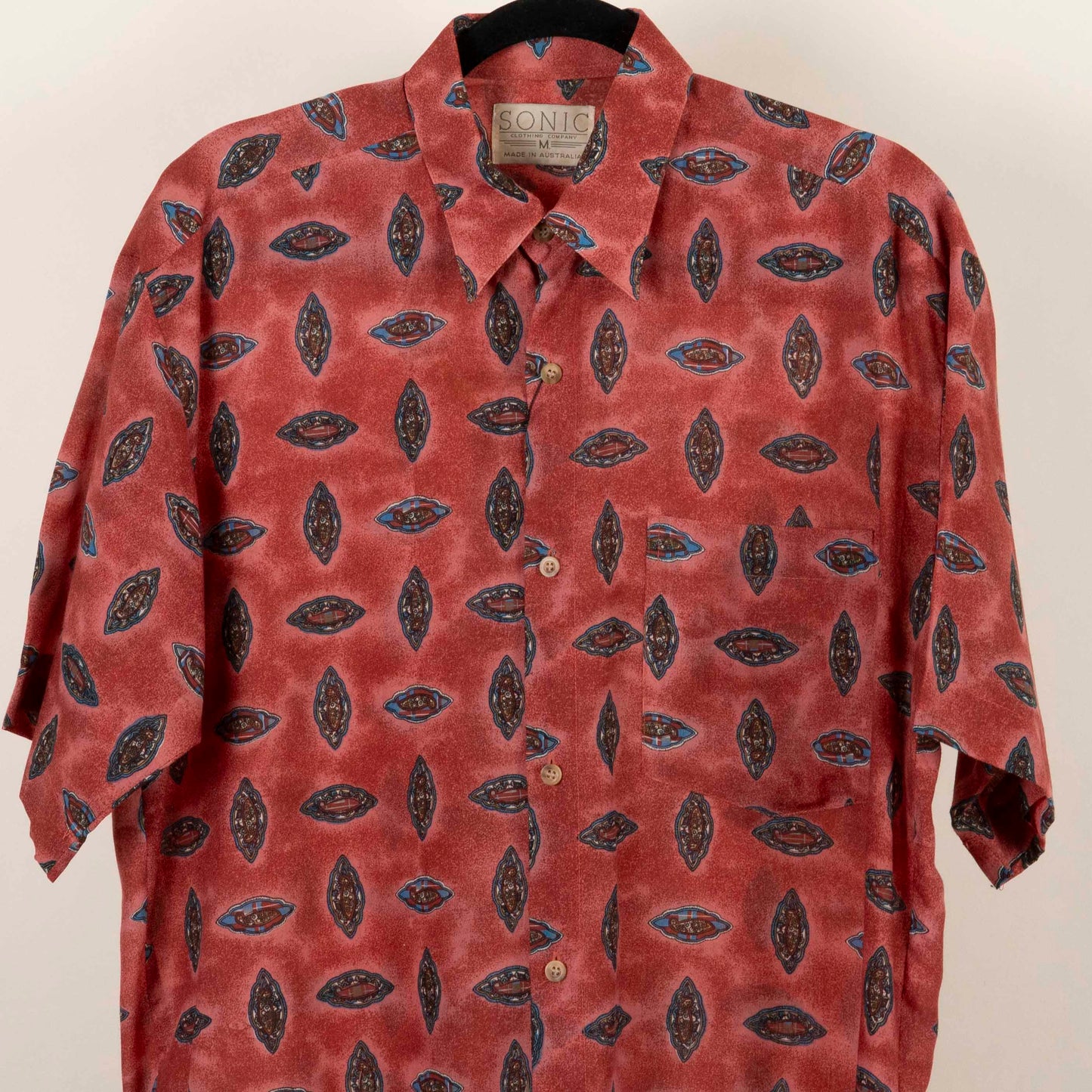 Camisa Estampada Rojo (M) Sonic