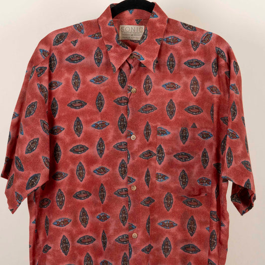 Camisa Estampada Rojo (M) Sonic