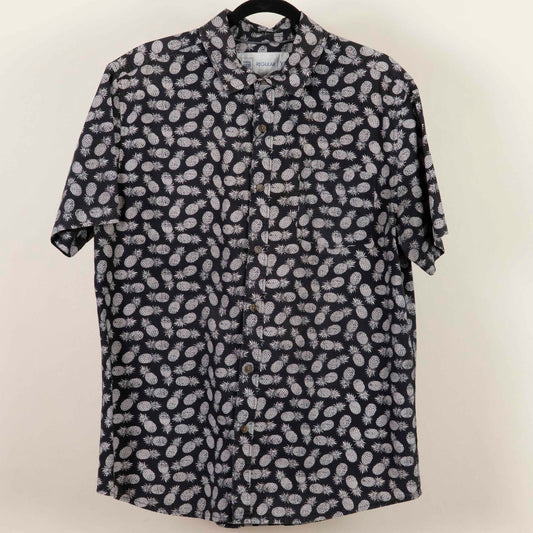 Camisa hawaiana negra (XL) Clothing & Co