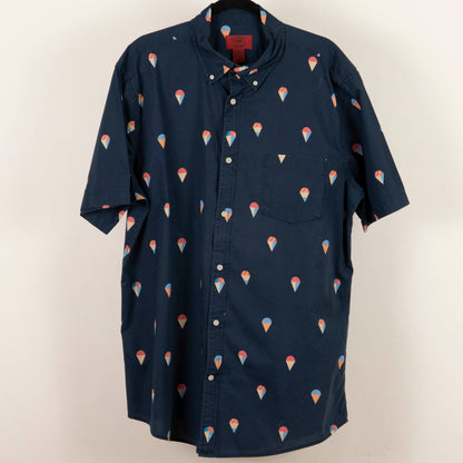 Camisa Estampada Azul (XL) Foundry