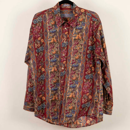 Camisa Estampada Multicolor (XL) Puro cotone