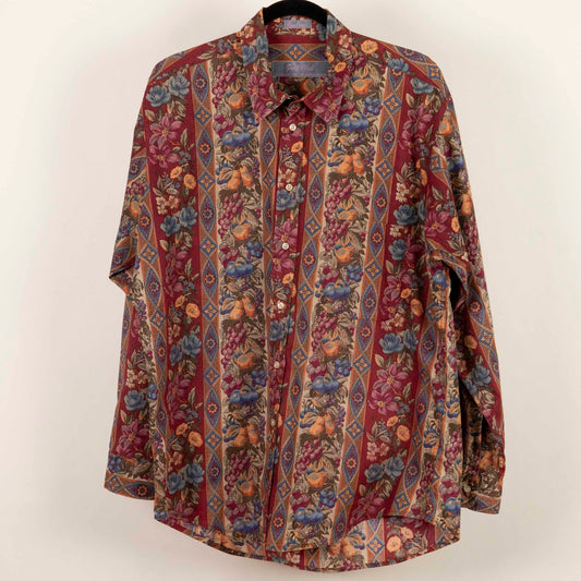 Camisa Estampada Multicolor (XL) Puro cotone