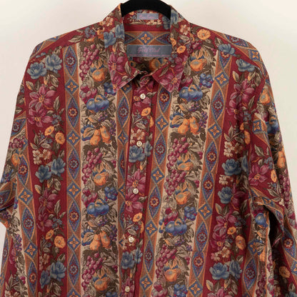 Camisa Estampada Multicolor (XL) Puro cotone