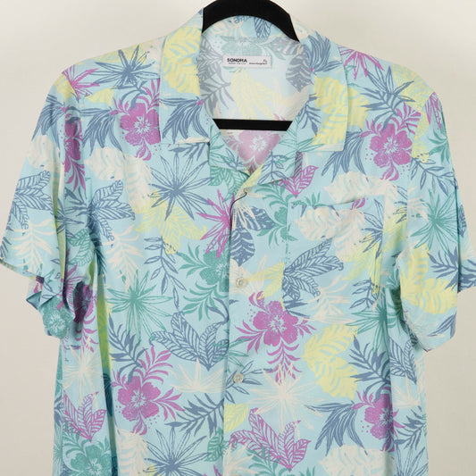 Camisa Hawaiana Azul  (Niño) Sonoma