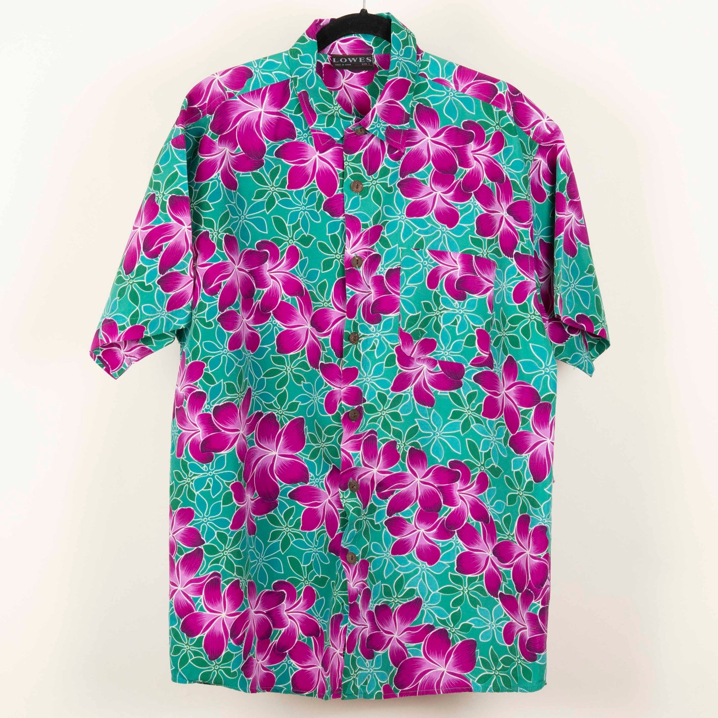 Camisa hawaiana verde (L) Lowes