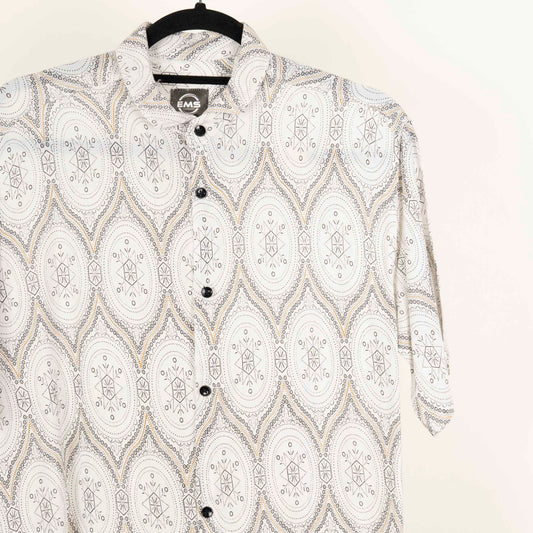 Camisa Hawaiana Blanco (XL) EMS