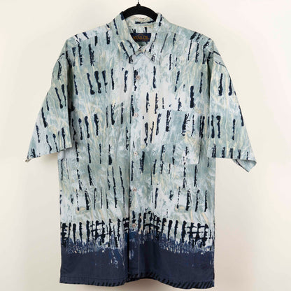 Camisa Hawaiana Azul (M) Mandate