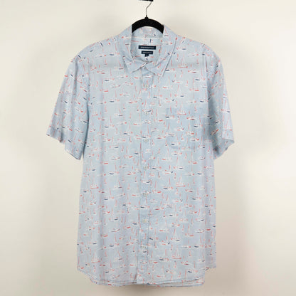 Camisa Estampada Azul (XL) Sportscraftman
