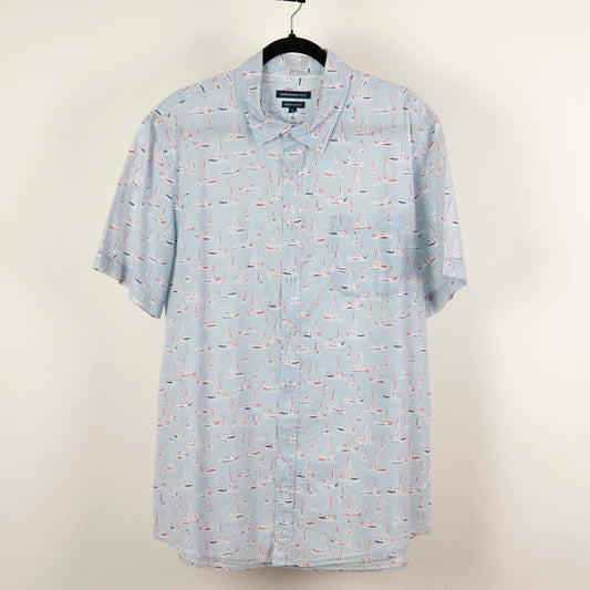 Camisa Estampada Azul (XL) Sportscraftman