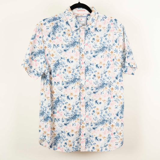 Camisa Estampada Blanco (L) Denim & Flower