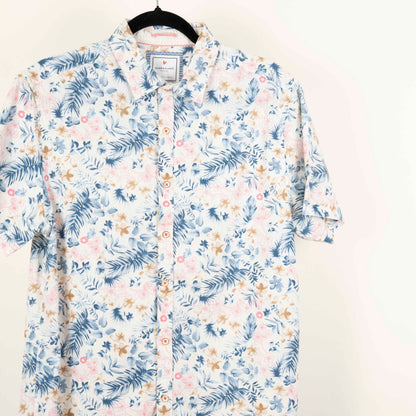 Camisa Estampada Blanco (L) Denim & Flower