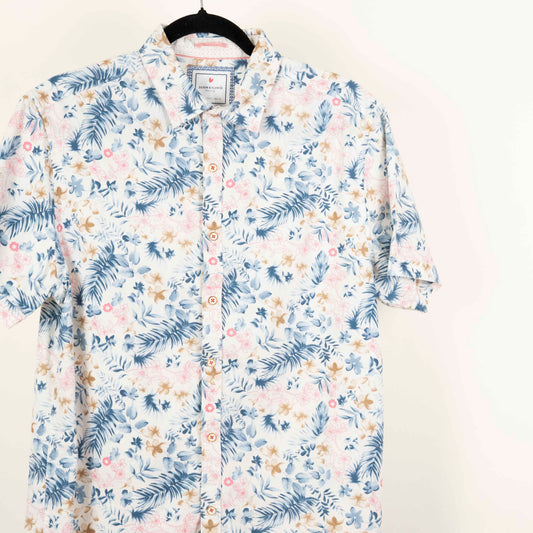 Camisa Estampada Blanco (L) Denim & Flower