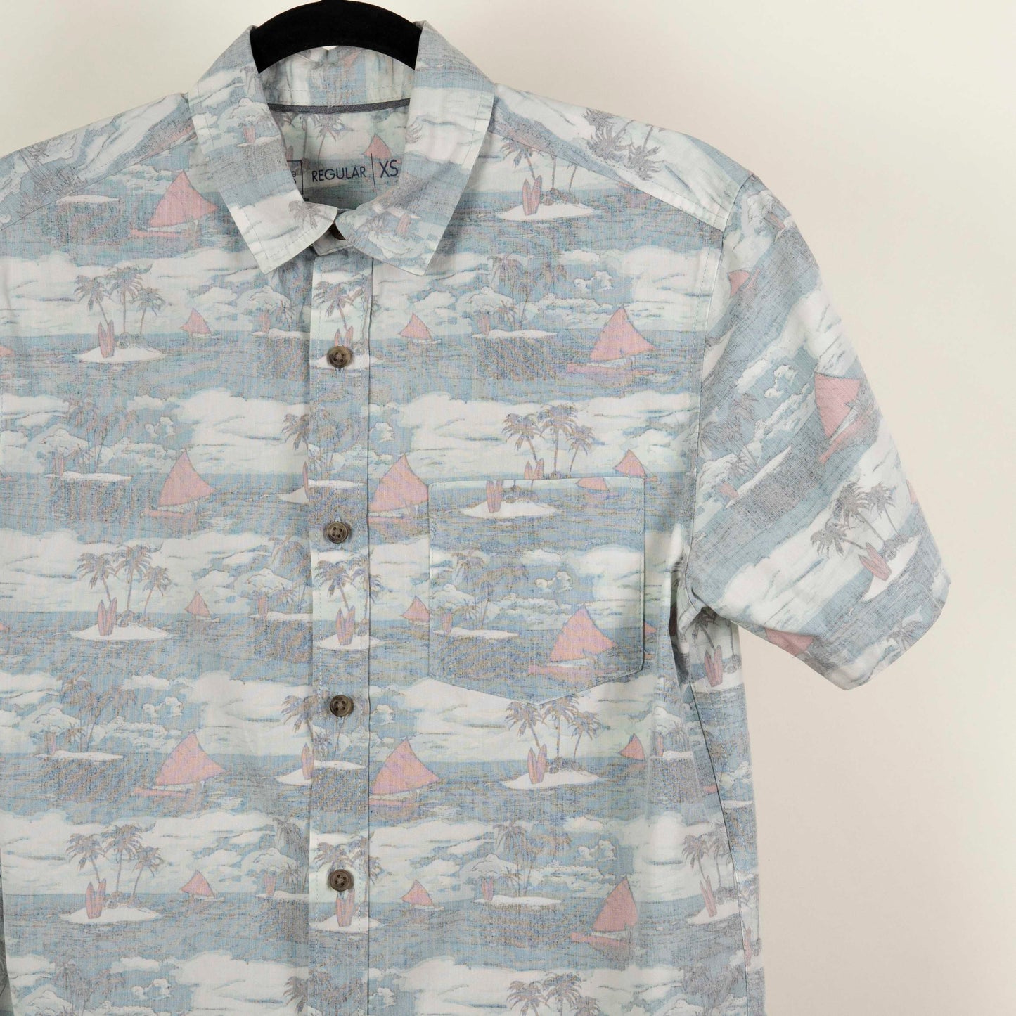 Camisa Hawaiana Azul  (XS) Clothing & co