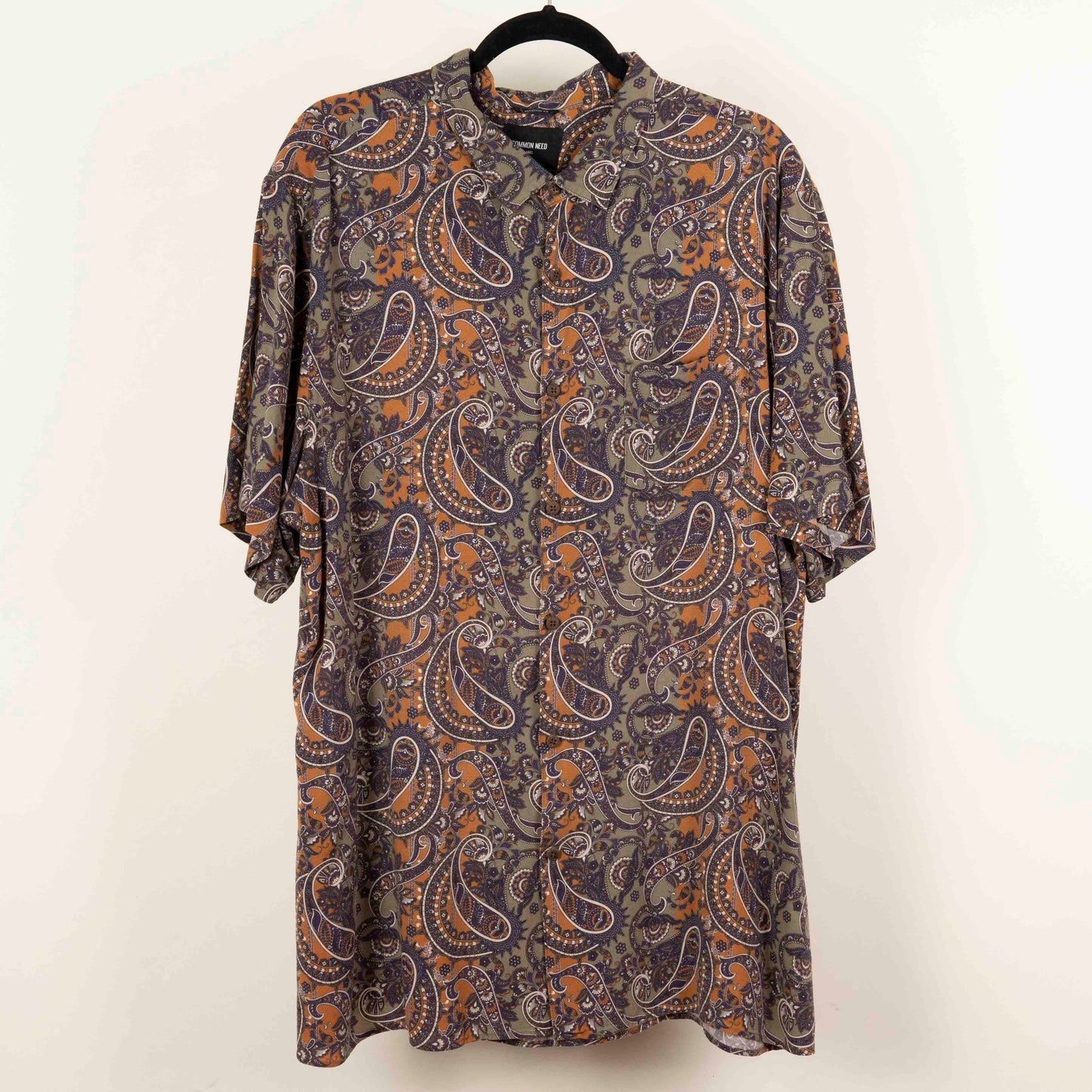Camisa Estampada café (XL) Common need