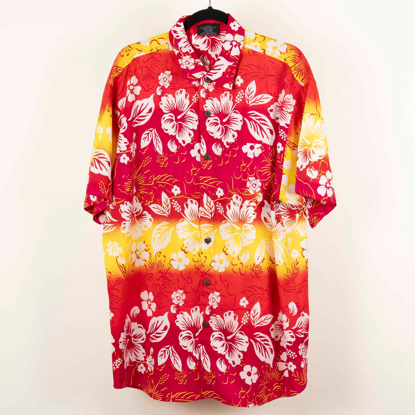 Camisa Hawaiana roja (XL) Lowes