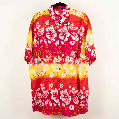 Camisa Hawaiana roja (XL) Lowes