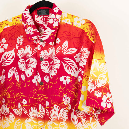 Camisa Hawaiana roja (XL) Lowes